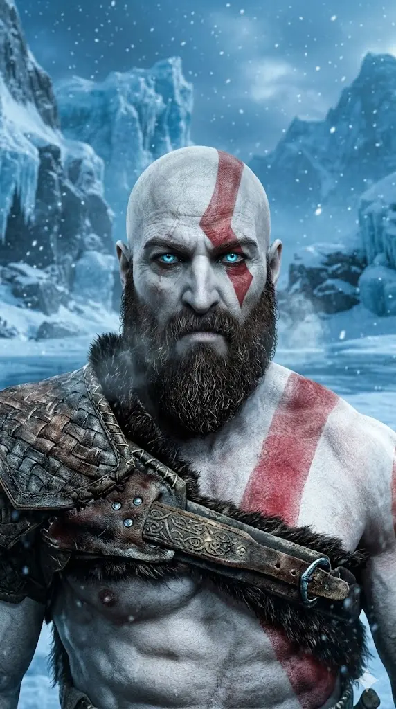 Snow Realm Kratos Warrior