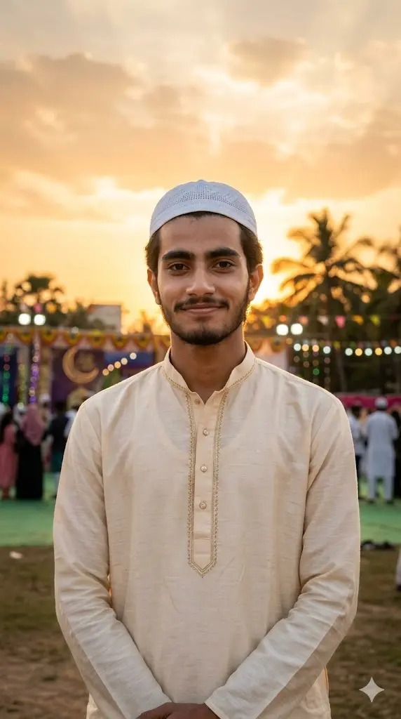 Soft Sunset Eid Portrait