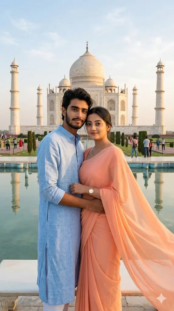 Taj Mahal Eternal Love Portrait