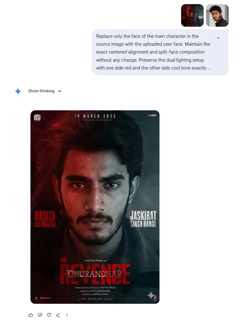 generate Dhurandhar images