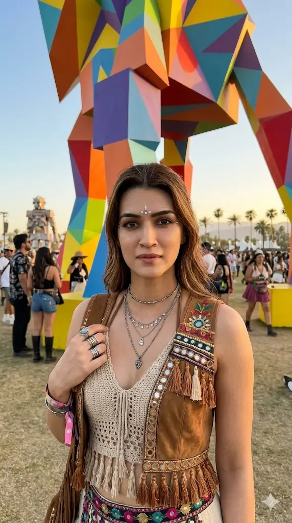 11 Coachella Festival Gemini Prompt Copy Paste Artistic Installation Portrait Artistic Installation Portrait