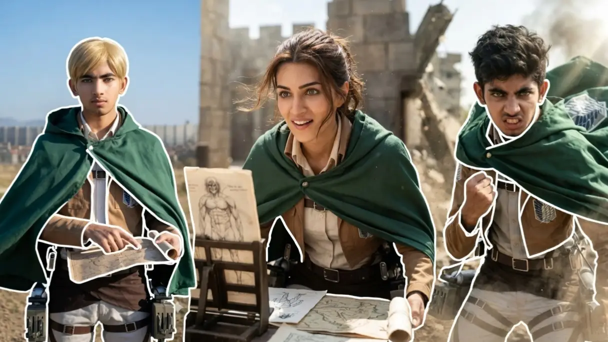 Attack on Titan Characters Gemini Prompts