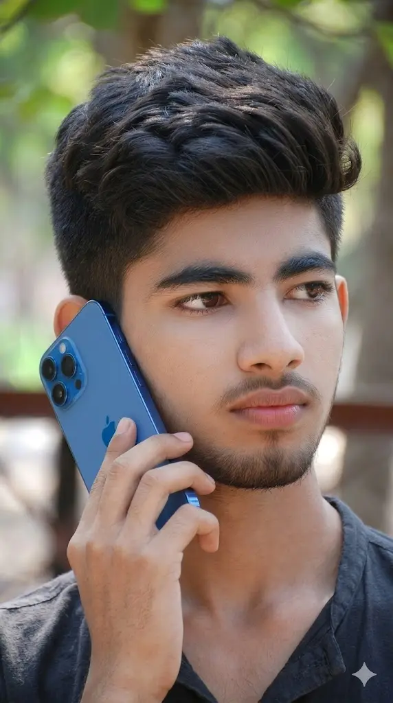 iPhone Gemini Prompt Copy Paste: Show Your Swag With Any iPhone Model Calling Pose Close Up Calling Pose Close Up