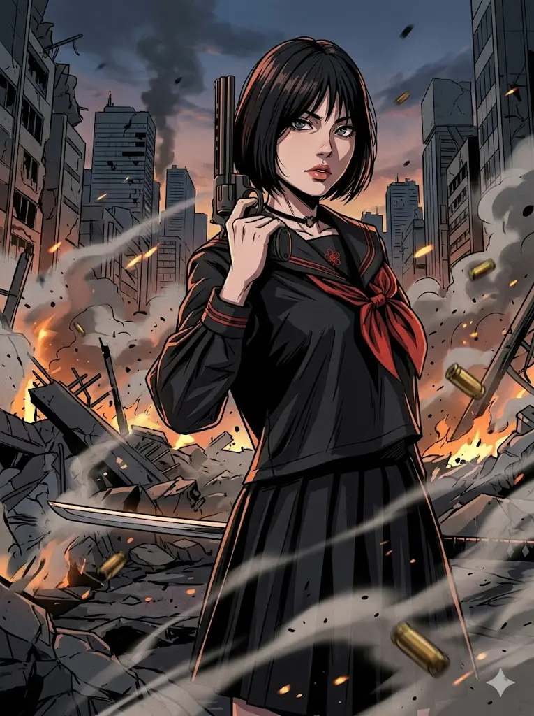Chainsaw Man Urban Chaos Style