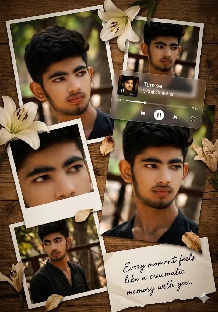 Dark Golden Hour Romantic Collage Edit
