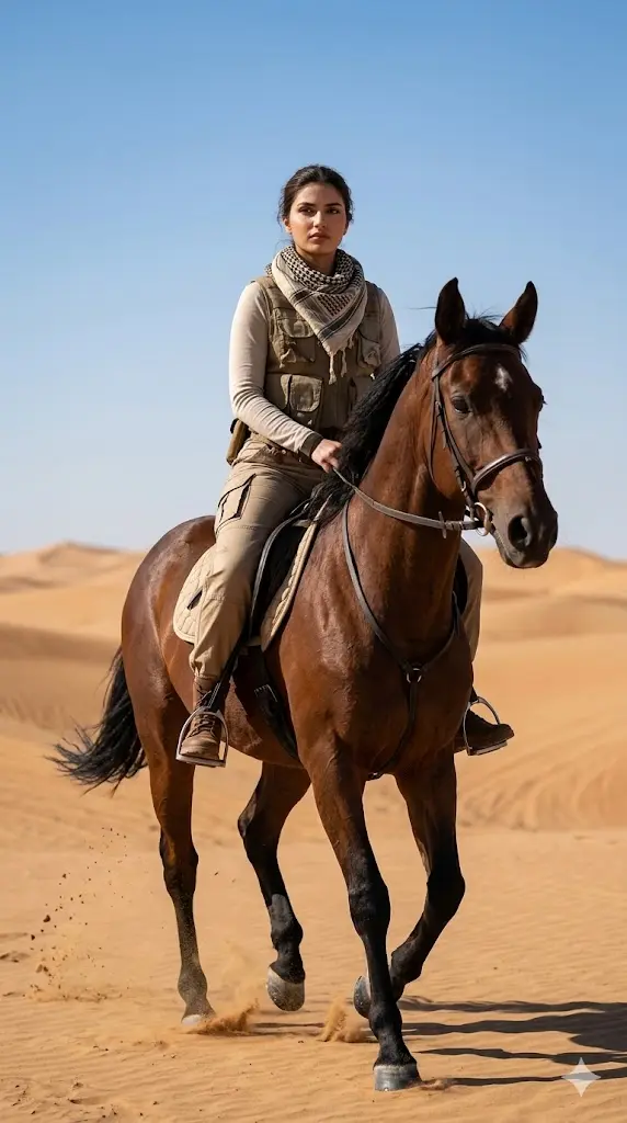 Desert Rider Warrior Portrait