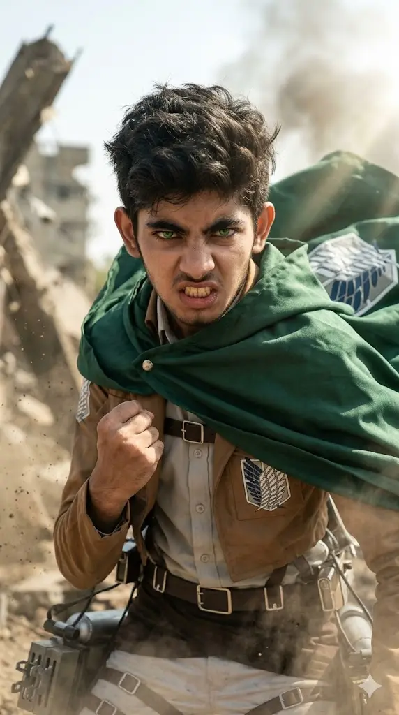 7 Most Popular Attack on Titan Characters Gemini Prompts Eren Yeager Rage Awakening Eren Yeager Rage Awakening