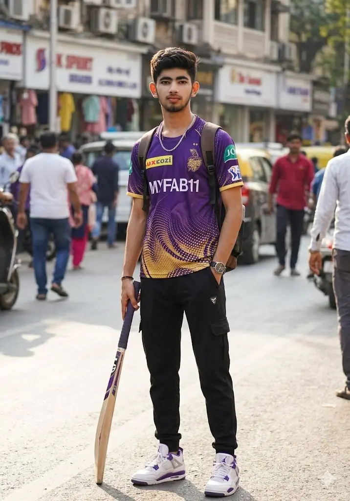 KKR IPL Gemini Prompts Copy Paste for Jersey, Portraits and More KKR Logo Hero Poster KKR Logo Hero Poster