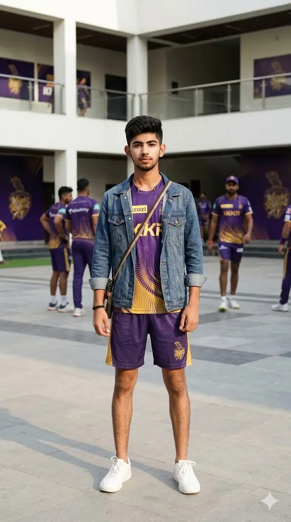 KKR IPL Gemini Prompts Copy Paste for Jersey, Portraits and More KKR Signature Style Portrait KKR Signature Style Portrait