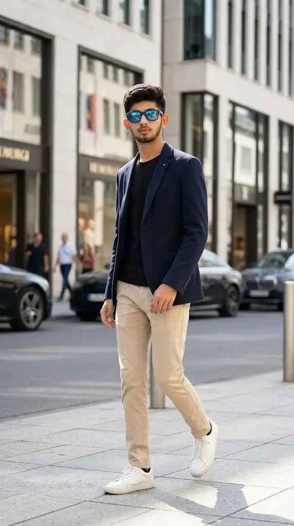 11 Instagram Trending AI Image Prompt For Boy: Upload Your Photo & Look Like an Instagram Model Instantly Luxury Street Walk Portrait Luxury Street Walk Portrait