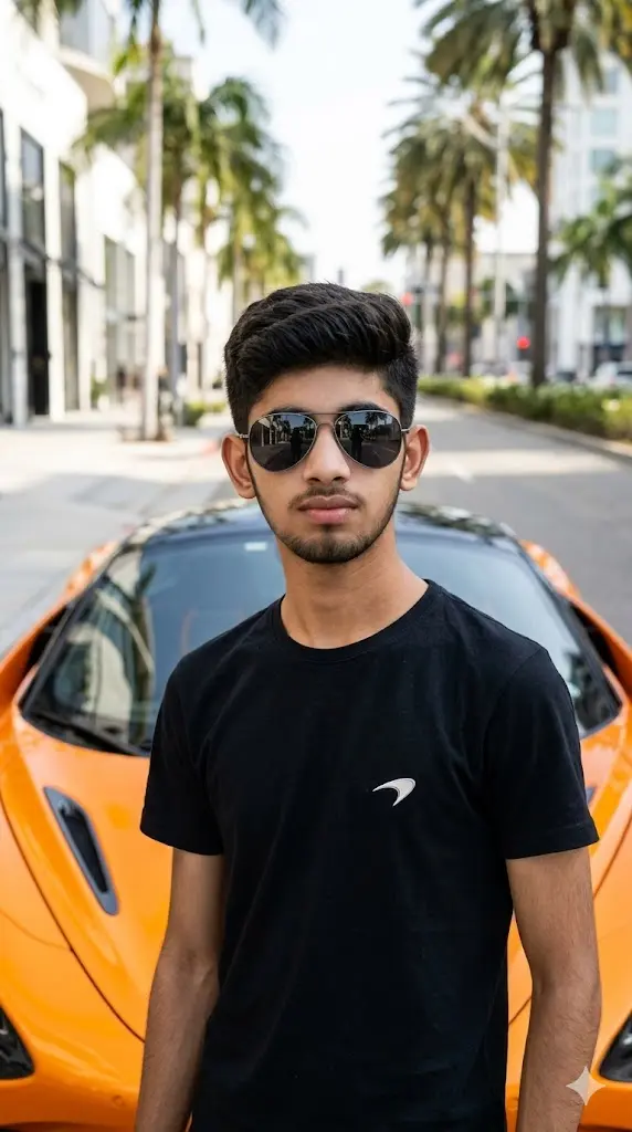 McLaren Orange Power Portrait