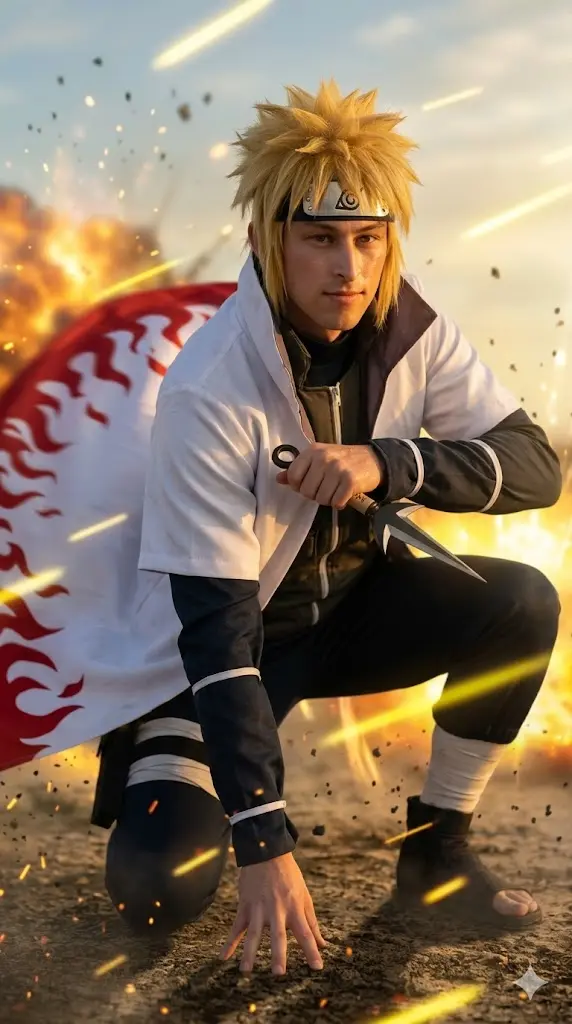 Minato Flash Speed Pose