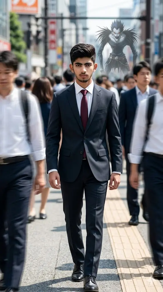 Power Walk Among Crowd