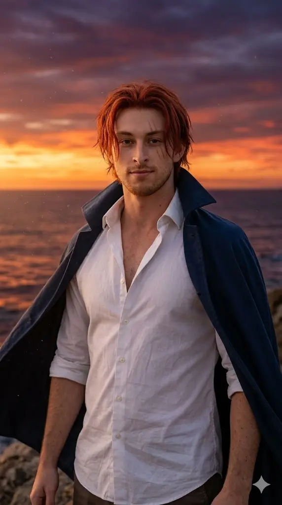 One Piece Most Popular Characters Gemini Prompts Copy Paste Shanks Red Hair Authority Frame Shanks Red Hair Authority Frame