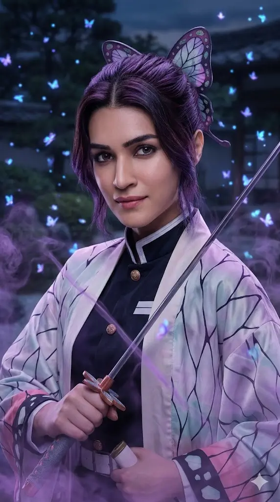 Demon Slayer Gemini Prompts Copy Paste: Create Any Of The 9 Most Popular Characters Shinobu Poison Mist Portrait Shinobu Poison Mist Portrait