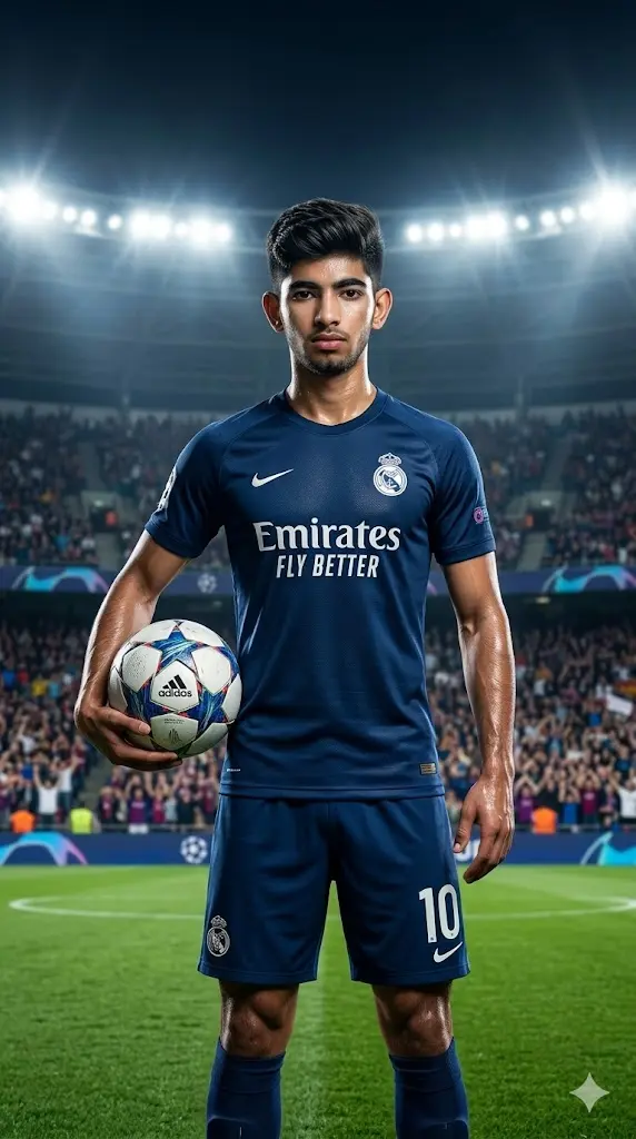 Stadium Hero Football Portrait