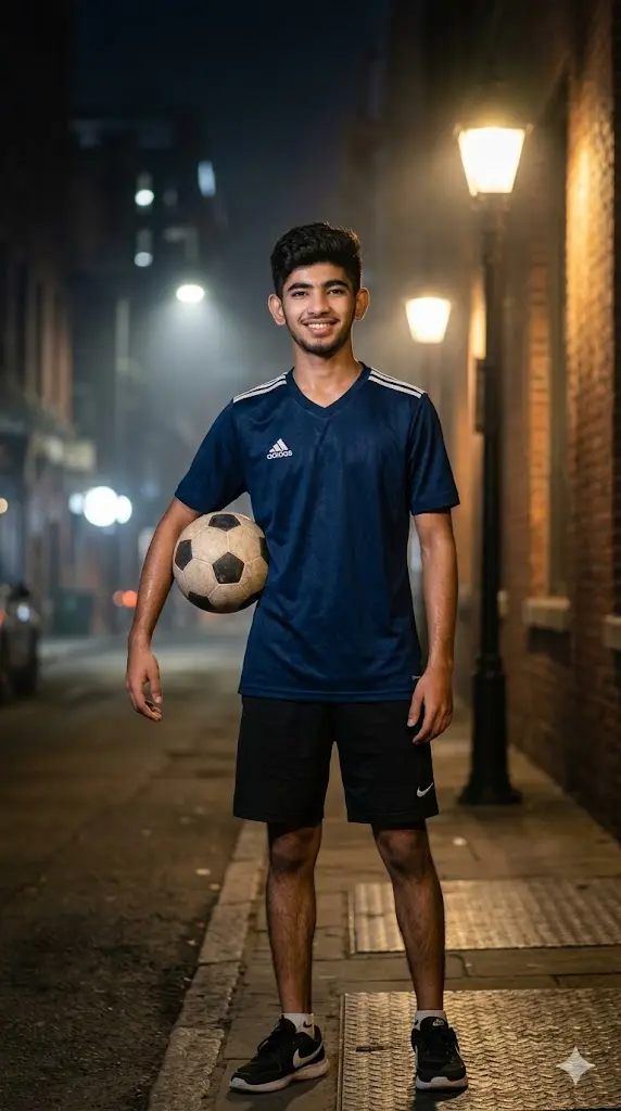 Street Night Football Vibe