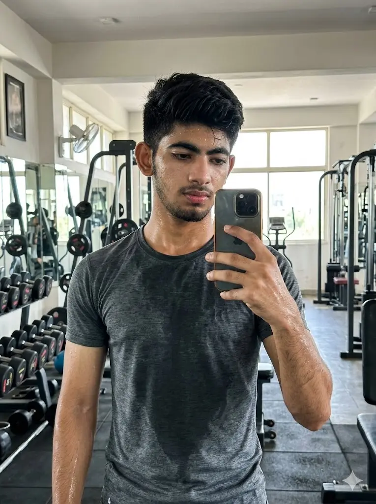 Post Workout Sweat Selfie