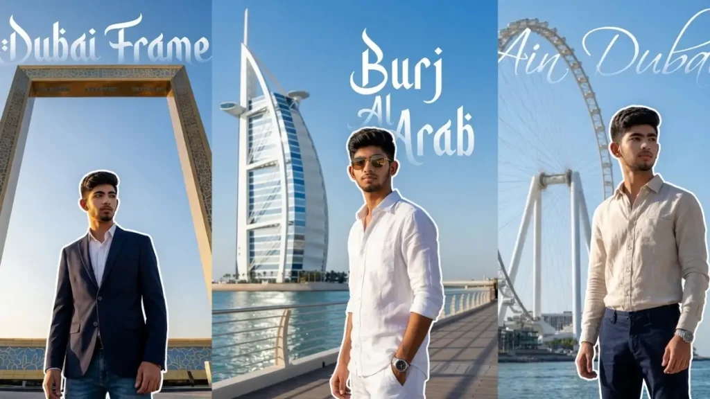 Rich lifestyle Dubai background AI prompt