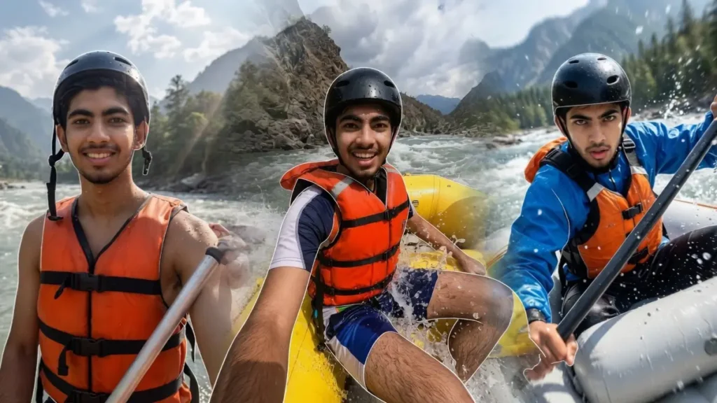 River Rafting Photo Prompts for Boys