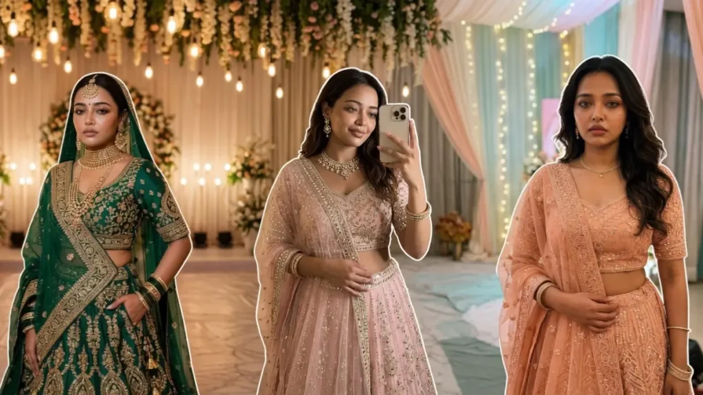 Stylish AI Lehenga Photo Editing Prompts for Girls