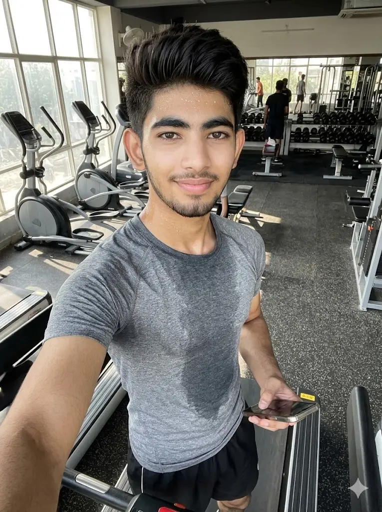 Treadmill Casual Selfie