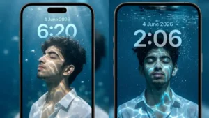 Viral Underwater Lock Screen Wallpaper Gemini Prompts